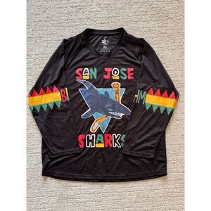 San Jose Sharks Jersey - Black History Month Jersey - Medium